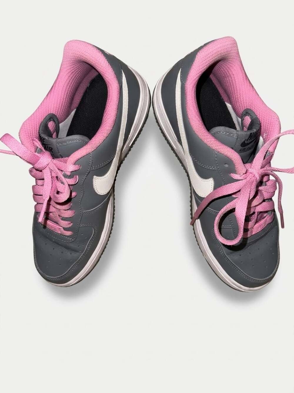 Nike Wmns Air Force 1 Low Dark Grey White Pink 307109-063